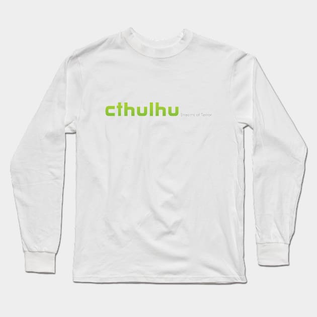 Cthulhu On Demand Long Sleeve T-Shirt by Azzazzyn